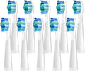 5/10/20Pcs Electric Toothbrush Replacement Heads Compatible for SEAGO SG910/507/958/515/949/575/551(White-10pcs)