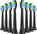 Replacement Toothbrush HeadsCompatible for Phips Electric Brush Head 4100 6500 6100 7500 5300(8pcs Blue-Black)
