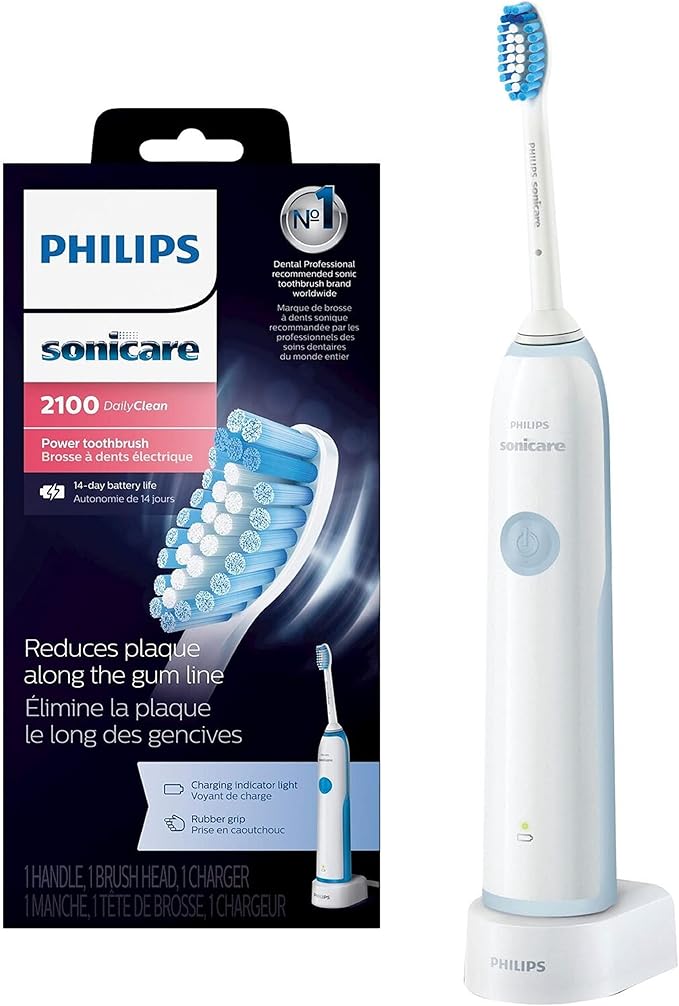Philips Sonicare 2 Series plaque control rechargeable electric toothbrush HX6211