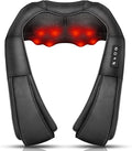 Neck Massager with Heat Shiatsu Massager for Neck Back Shoulder Foot and Leg Deep Tissue 3D Kneading Massage for Relax Muscles at Home and OffieBack Massagers for Women and Men