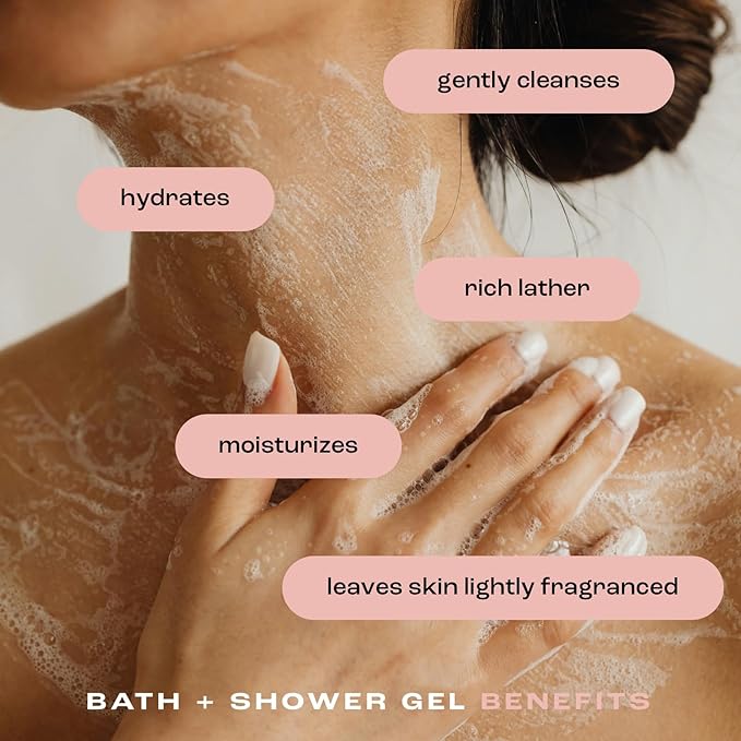 Natural Inspirations Grapefruit Bergamot Moisturizing Bath &amp Shower Gel 12.5oz