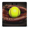 Men's Fashion Automatic Switch Digital Bathroom Weighing Scale Smart Scale Retro Vintage Sports Softball Ball