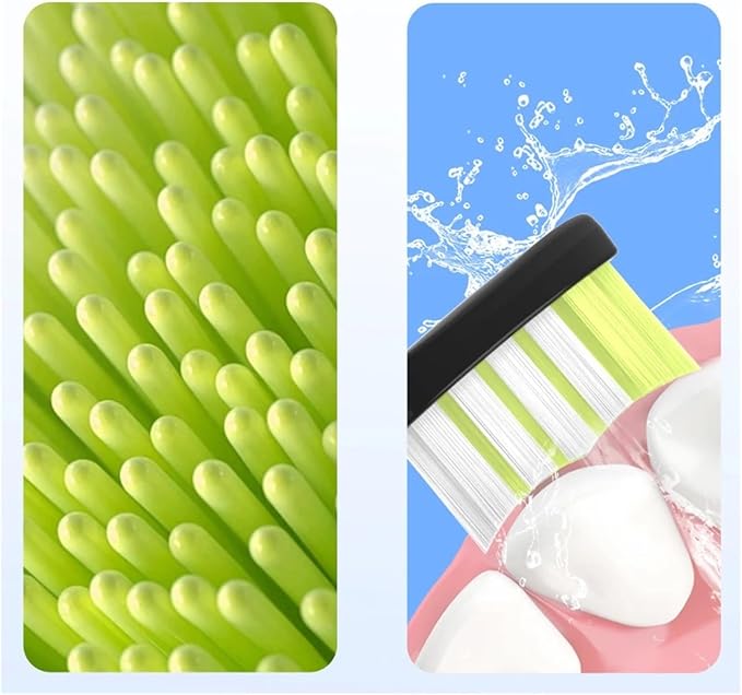 6/12pcs Compatible for Suitable for One Series Electric Toothbrush Heads HY1100 HY1200 Compatible with Replacement Tooth Brush Bristles(DEEP Blue)
