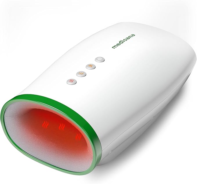 Medisana Hand Massager for Arthritis and Carpal Tunnel Electric Hand Massager with Heat and Compression-Birthday &amp Christmas &ampThanksgiving &amp Personalized Gifts for Women Wife Mom Girlfrie
