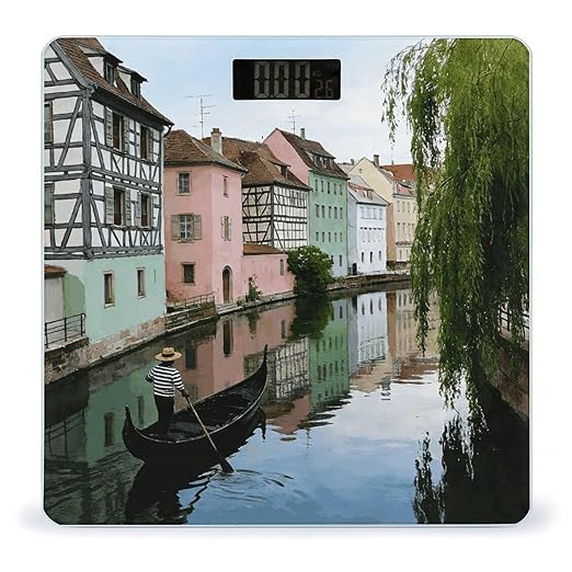 Colmar Smart Scale for Body Weight Digital Bathroom Scale Toughened Glass Weight Scale with Large LCD Backlight Display High Precision Scales Weighing Machine
