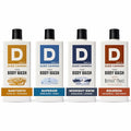 Duke Cannon Supply Co. Thick High Viscosity Body Wash - 3X Thicker Plant-Based Mineral-Enriched Body Wash for Men - Mens Body Scrub - Sawtooth Bourbon Midnight Swim &amp Superior
