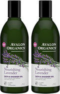 Avalon Organics Lavender Bath and Shower Gel 12-Ounce Bottle (Pack of 2)