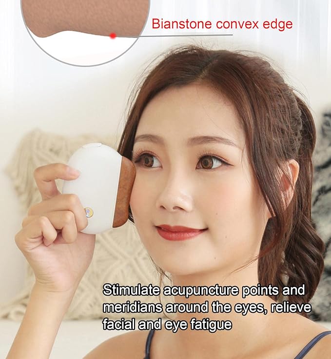 Scraping Board Massager Electric Gua Sha Massager Electric Gua Sha Sculpting Device Heating Scraping for Beauty SalonA