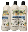 Power Stick Brazilian Mist SHOWER GEL Notes of Pistachio &amp Salted Caramel 16 FL OZ (Pack 3)