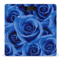 Blue Rose Bathroom ScaleHighly Accurate Digital Weighing Machine for People Bright LED Display Weight Scale for The Aldult Home Use