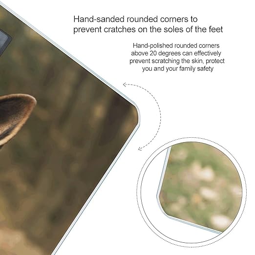 Animal German Shepherd Weight Scale for Body Weight Digital Bathroom Scale High Capacity Accurate Digital Weighing Scales and Easy-to-Read on Backlit LCD Display Scales
