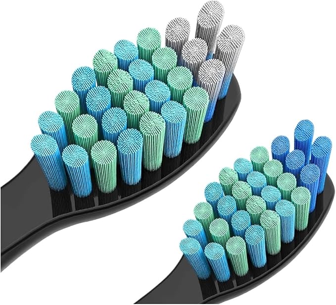 5/10/16 Pcs Replacement Brush Heads Compatible for Seago Compatible for Fairywill Toothbrush Head Refill(Multi)