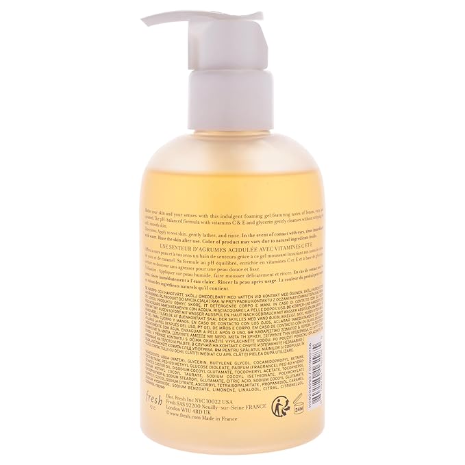Fresh Body and Hand Wash - Sugar Lemon for Women - 10 oz Body Wash (Pack of 4)