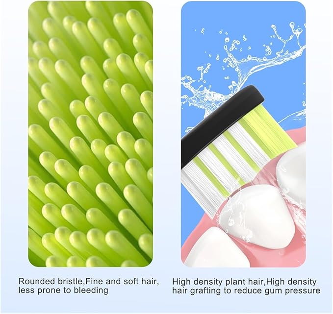 8pcsCompatible for One Series Toothbrush Heads HY1100 HY1200 Replacement Tooth Brush Bristles