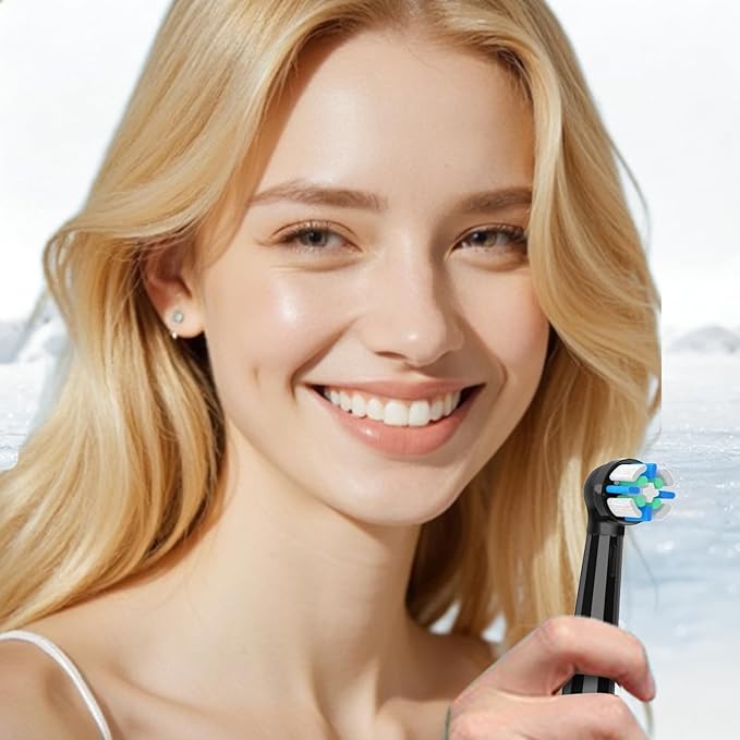 Toothbrush Head Compatible with iO 2 3 4 5 6 7 8 9 10 Series6PCSBlack