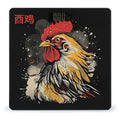 Chicken Drawings Scale for Body Weight Anti-Slip Tempered Glass Digital Bathroom Scales Clear LCD Display Weighing Scale Safe Rounded Corners Smart Scales