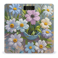Color Flower Painting Smart Scale for Body Weight Accurate Bathroom Scale with LED Display Digital Weight Scales Weighing Machine High Precision Scales for Bath Home