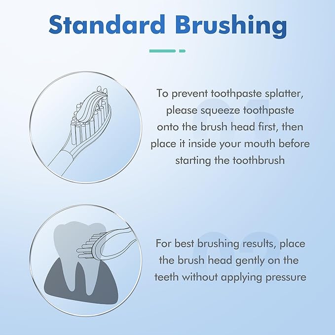 Pink Electric Toothbrush with 8 Brush Heads Sonic Toothbrush with Fast Charge 4 Hours Last 60 Days 2-Min &amp 30s Smart Timer IPX7 Waterproof(Pink)