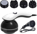 Handheld-Cellulite Massager Body Sculpting-Machine Full Body Massager Hand Held Back-Massager Electric Foot Massager Body Shaper for Women Celulitis-Remover Machine with 4 Massage Wand Attachment