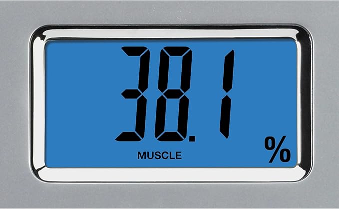 Weight Watchers Scales by Conair Scale for Body Weight Digital Bathroom Scale with Body Fat Muscle and BMI in Clear