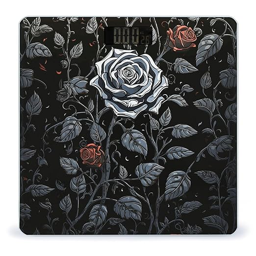 Rose Gothic Smart Scale for Body Weight Accurate Bathroom Scale with LED Display Digital Weight Scales Weighing Machine High Precision Scales for Bath Home