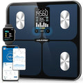 ABLEGRID Smart Bathroom Scale for Body Weight Digital Body Fat Scale with LED Column Trend Display BMIMuscle MassBody Type Accurate Home Weighing Scale for People with APP-Free Mode 400lb