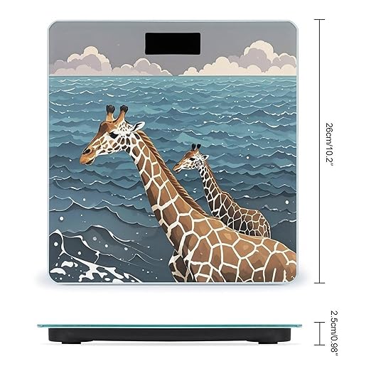 The Deep Ocean Scale for Body Weight Digital Bathroom Scale Accurate Smart Weight Scales with Large Display Weighing Machine High Precision Scales