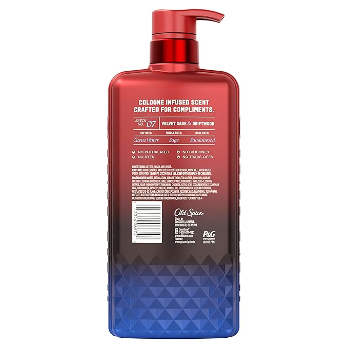 Old Spice The Spice Alchemist Collection Body Wash + Aluminum Free Deodorant Bundle for Men Velvet Sage + Drift Wood Scent 24/7 Cologne Infused Scent No Trade Off Formula 20 oz &amp 3 oz (Pack of