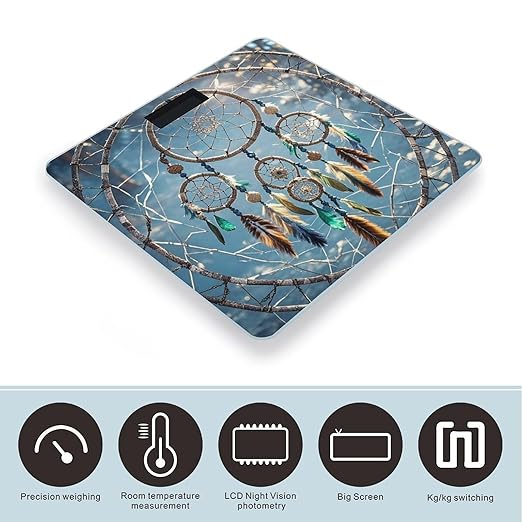 Dream Catcher Scale for Body Weight Smart Scales Digital Bathroom Scale High Precision Weighing Scales with Large Display Weighing Machine for People