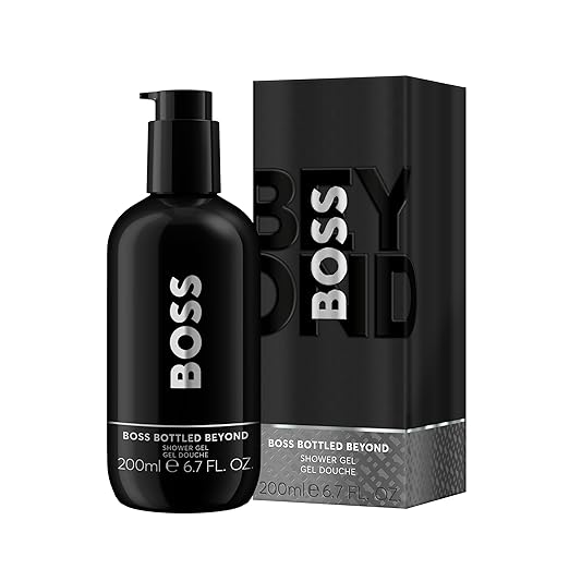 Hugo Boss Bottled Beyond Shower Gel – Woody Fragrance – With Notes of Ginger and Leather – Cleansing &amp Hydrating