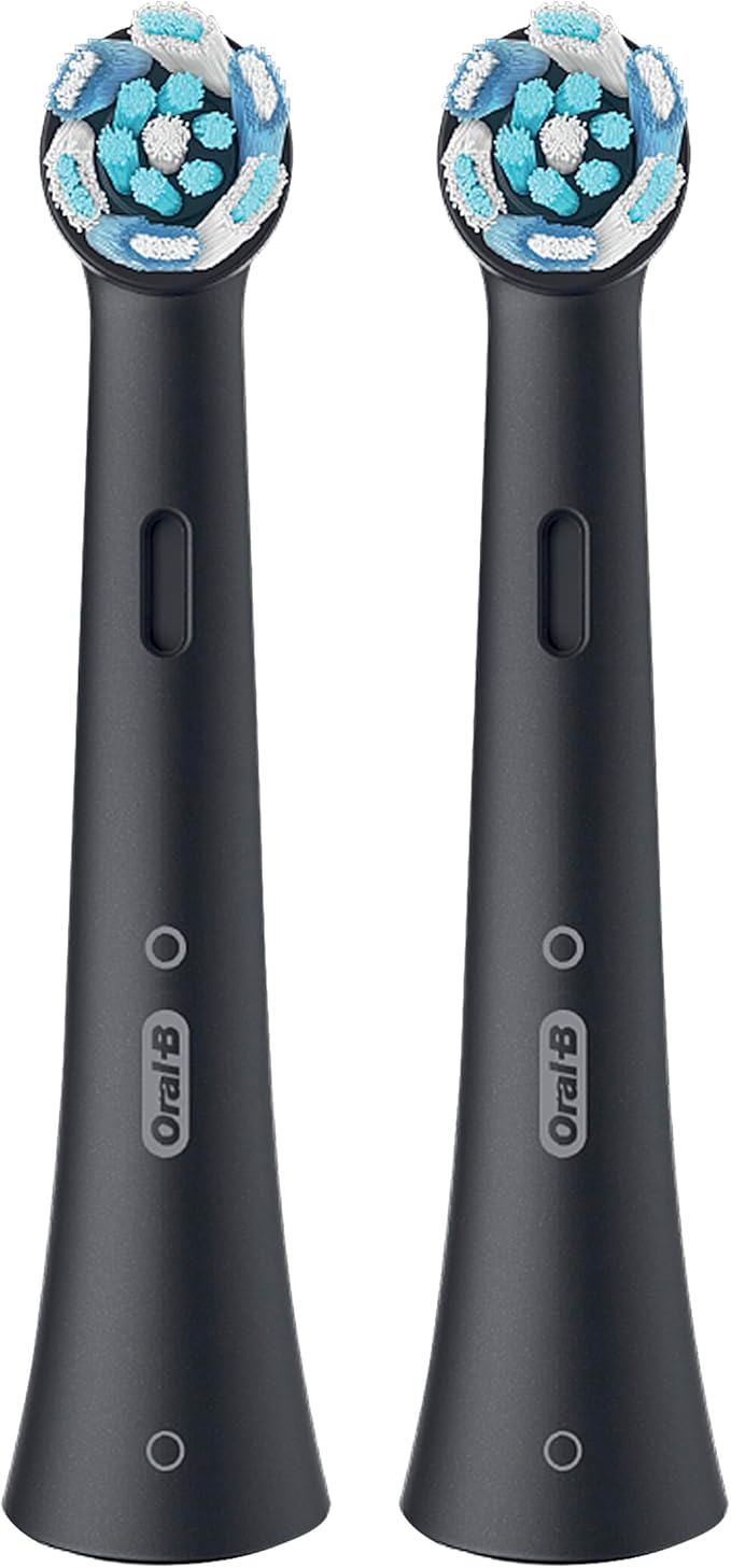 Oral-B iO Series Ultimate Clean Electric Toothbrush Replacement Brush Heads for an Oral-B Electric Toothbrush 2 Count Black