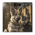Digital Bathroom Scale for Body Weight Scale with Bright LCD Display High Accuracy Step-On Technology Auto On/Off German Shepherd Digital Scales 400 Lbs /180kg
