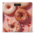 Delicious Donuts Bathroom ScaleHighly Accurate Digital Weighing Machine for People Bright LED Display Weight Scale for The Aldult Home Use