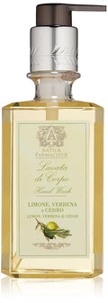 Antica Farmacista Hand &amp Body Wash - Luxury Nourishing Body Wash - Hydrating Hand Cleansing Wash - Bath &amp Body Gift - Lemon Verbena &amp Cedar 10 fl oz