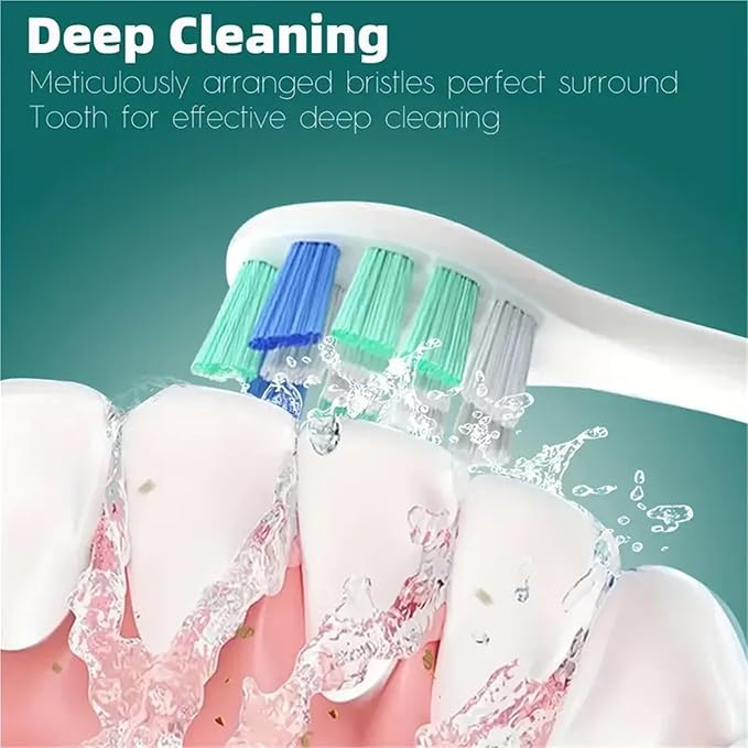 4-16 Pack Replacement Brush HeadsCompatible for Sonicare Electric Toothbrush Durable Bristles Vacuum Sealed(4pcs)