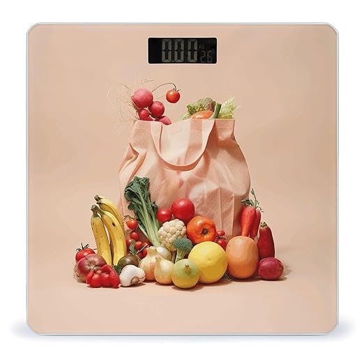 Fruits and Vegetables Scale for Body Weight Digital Bathroom Scale Accurate Smart Weight Scales with Large Display Weighing Machine High Precision Scales