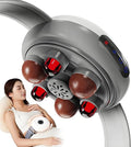 Abdominal Massager Electric Fast Warming Belly Belt 20kg/s Torque 3 Levels Intensity Adjustable 30mm Large Meteorite Massage Head for Waist/Neck/Thigh