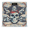 Pirate Flag Skull Scale for Body Weight Digital Bathroom Scale Accurate Smart Weight Scales with Large Display Weighing Machine High Precision Scales