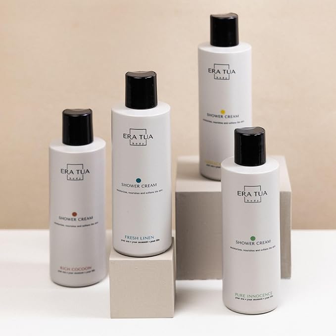 Rich Cocoon Shower Cream | Dutch Made Formulated | Natural Vegan &amp Cruelty Free | Paraben Sulfate &amp Silicone Free | Moisturizing Body Wash for All Skin Types | 200 ml