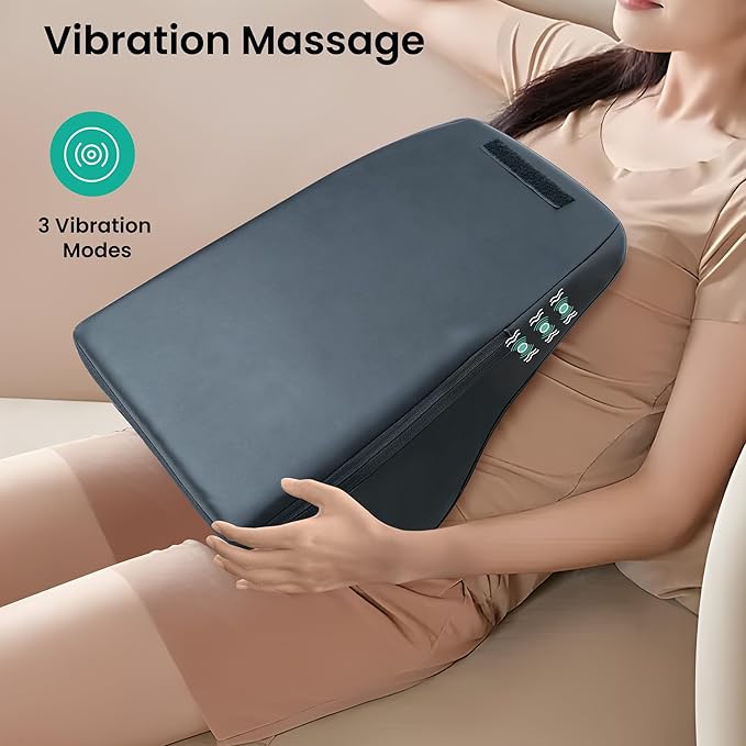 Snailax Back Massager for Back Pain Deep Tissue &amp Foot Rest Under Desk at Work