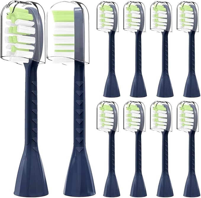 10Pack Toothbrush Replacement HeadsCompatible for Philips One Series Sonicare Rechargeable HY1200/06 BD1003/AZ(Blue)