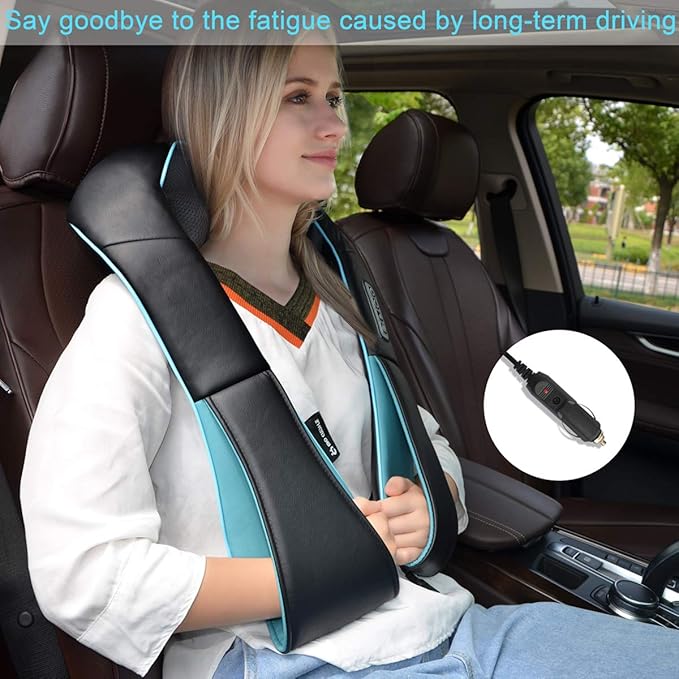 Mo Cuishle Shiatsu Neck Massager for Pain Relief – Deep Kneading Back Shoulder Massage with Heat – Ideal for Valentine’s Day Christmas Mother's Day Father's Day Gifts for Men Women Mom Dad Her Him