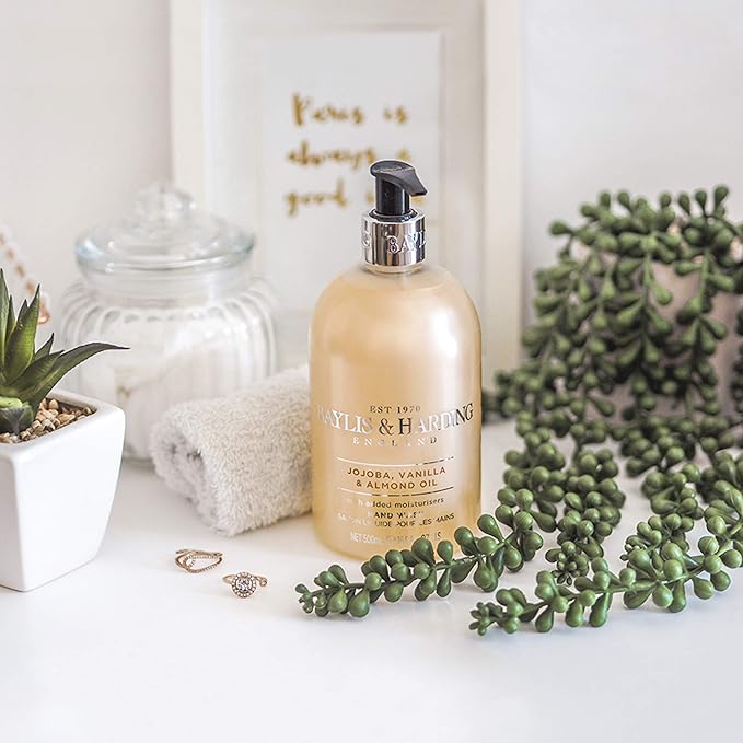 Baylis &amp Harding Jojoba Silk &amp Almond Oil 16.9 Ounces Hand Wash Pack Of 3