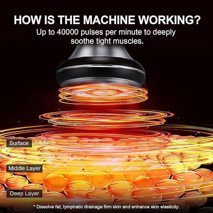 Body Device for Multifunction Cellulite Massage Temporary Reduction Cellulite for Whole Body Ideal Gift for Men and Women