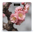 Blooming Plum Smart Scale for Body Weight Digital Bathroom Scale Toughened Glass Weight Scale with Large LCD Backlight Display High Precision Scales Weighing Machine