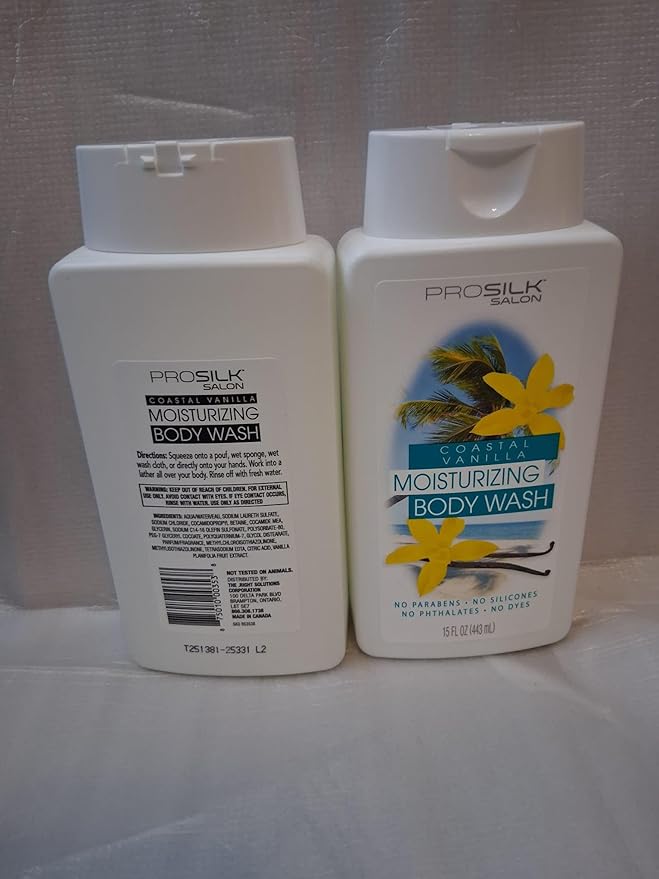 New Bottles salon vanilla 15 oz each parck of 2