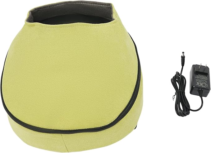 Foot MassagerFoot Massager Machine Foot Massager Machine with HeatDeep Shiatsu KneadingDelivers ReliefAdjustable Intensity Multi-Level Settings (Light Green)