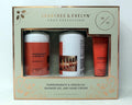 Crabtree &amp Evelyn Pomegranate &amp Argan Oil Shower Gel 8.4 FL OZ and Hand Cream .8 FL OZ 3-Pack Plus Micro Fiber Cleaning Cloth