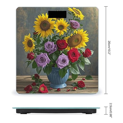 Farm Sunflower Scale for Body Weight Digital Bathroom Scale Accurate Smart Weight Scales with Large Display Weighing Machine High Precision Scales
