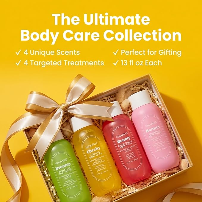 NATURE WELL Cheeky Beamy Bouncy &amp Dreamy Body Wash Cream Bundle Gentle Cleansing with Captivating Scents Enriched with Effective Ingredients That Help Promote Smoother &amp Radiant Skin 13